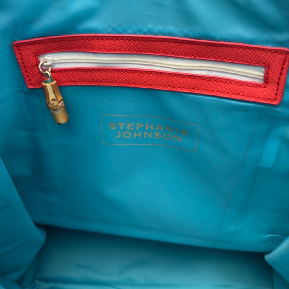 Stephanie Johnson Tropical Designer Tahiti Tote NEW - Picture 5 of 6